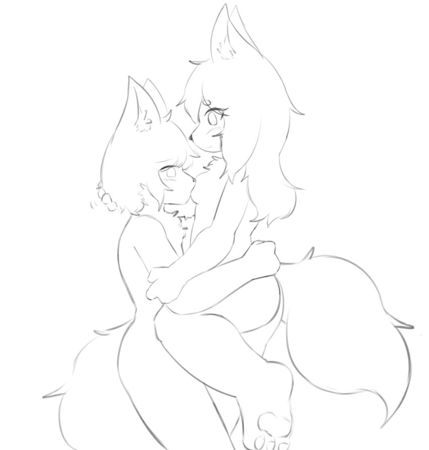 anthro big_breasts blush breast_play breast_squish breast_suck breastfeeding breasts butt canid canine canxue canxue_(character) duo female fox fur hair hi_res holyhorizon humanoid husband_and_wife male male/female mammal married_couple nipples nude sex smile squish sucking tail