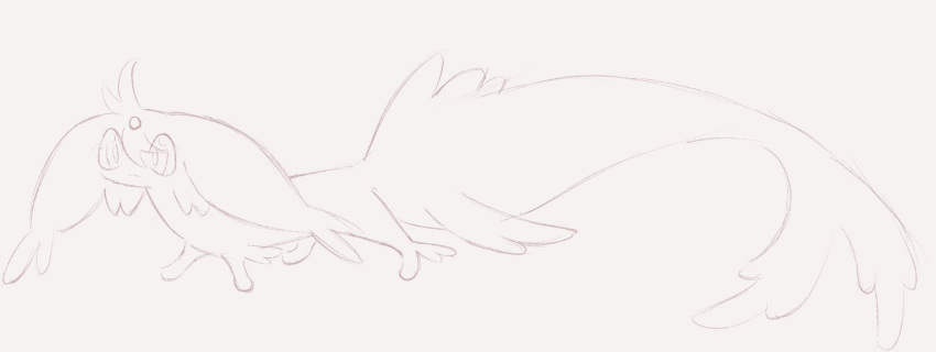 ambiguous_gender elepet feral fish_tail hi_res labbit1337 long_ears mammal marine sketch solo