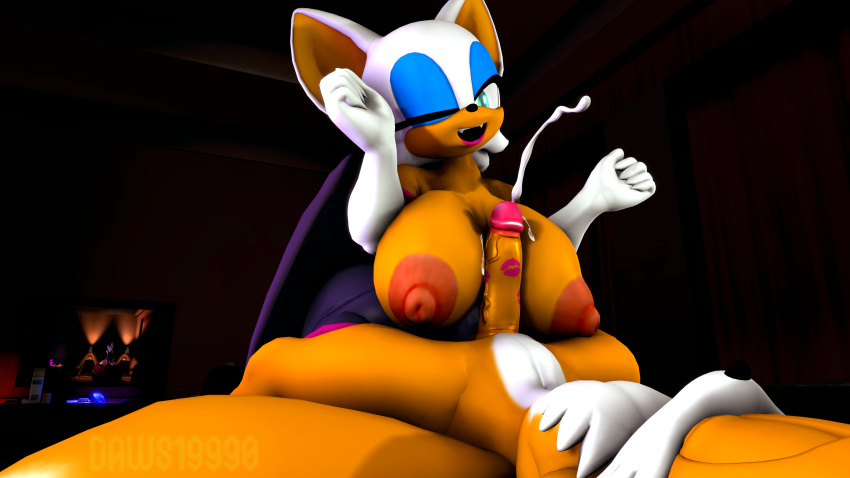 absurd_res age_difference anthro bat bedroom breast_play breasts canid canine daws19 duo ejaculation female fox genitals hi_res kiss_mark lipstick_on_penis male male/female mammal miles_prower older_female penis reflection rouge_the_bat sega sex sonic_the_hedgehog_(series) titfuck younger_male