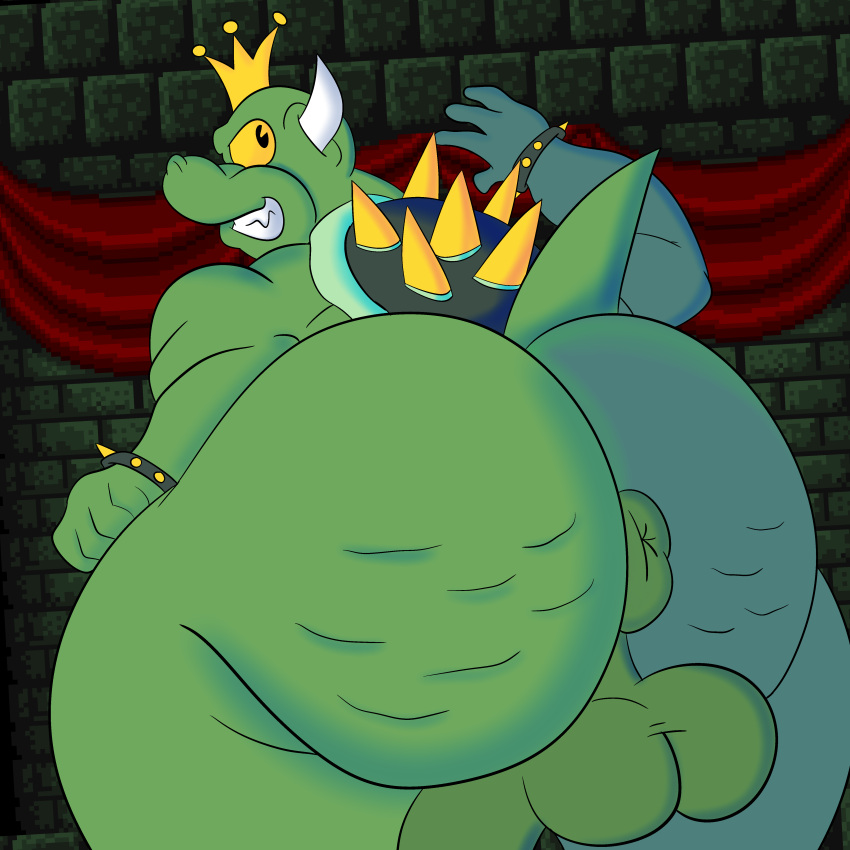 absurd_res anthro hi_res humanoid king_koopa male possbooty solo