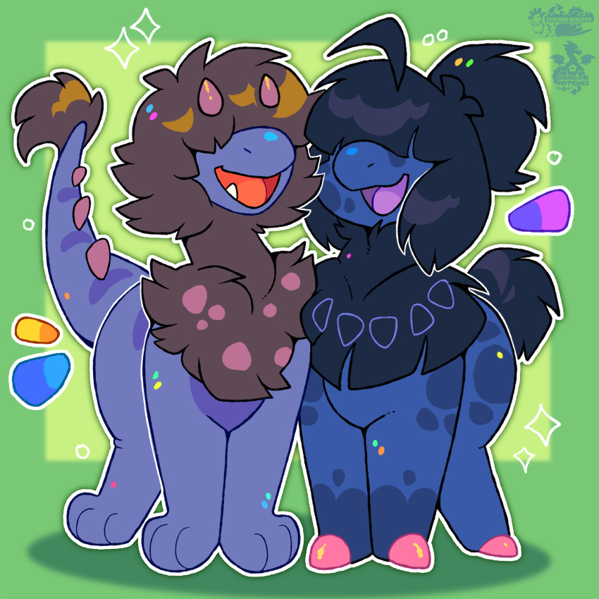 absurd_res deino duo female feral generation_5_pokemon hair hair_over_eyes hi_res hooves male male/female nintendo nub_tail paws pokemon pokemon_(species) starcritter