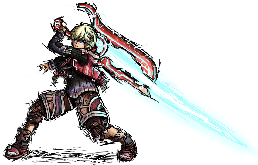 1boy 2014 absurdres alternative_drawning_style crossover deviantart highres holding holding_behind_back holding_sword holding_weapon male_focus mario_(series) monado shulk_(xenoblade) simple_background solo super_mario_strikers super_smash_bros. sword tails1000 transparent_background vector_art weapon xenoblade_chronicles_(series) xenoblade_chronicles_1