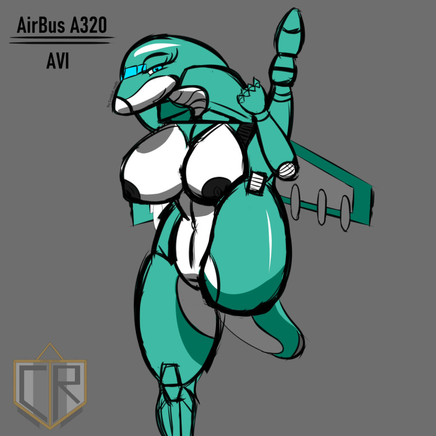 1:1 airbus airbus_a320 aircraft anthro areola avi_(lizzyglizzy) big_breasts biped black_areola black_nipples blue_body blue_eyes blue_tail blue_wings breasts eyelashes female hi_res living_aircraft living_machine living_vehicle machine markings mechanicalstage multicolored_body nipples raised_leg robot solo tail thick_thighs two_tone_body two_tone_tail two_tone_wings vehicle white_body white_tail white_wings wide_hips wings