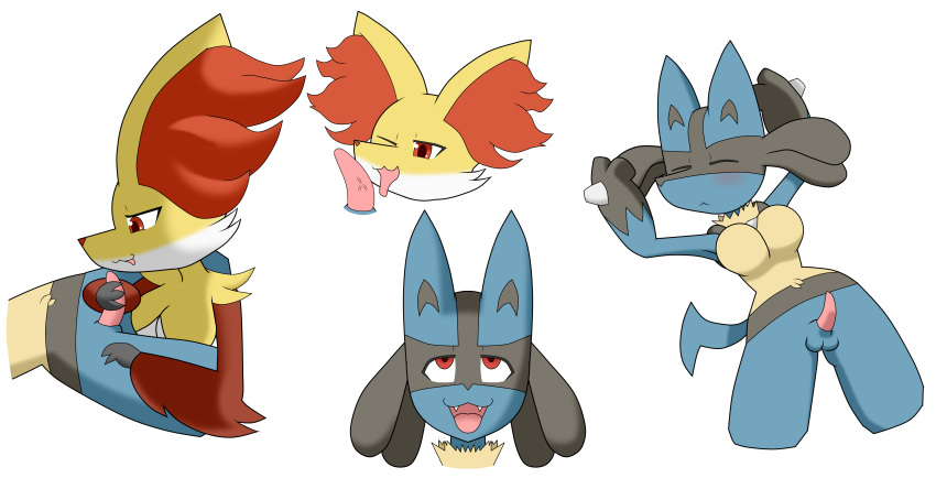 absurd_res alpha_channel anthro big_breasts black_body black_fur blue_body blue_fur breasts colored delphox duo erection eyes_closed fellatio female fur gender_transformation generation_4_pokemon generation_6_pokemon gynomorph hi_res intersex looking_pleasured lucario male male/female mtf_transformation nintendo oral orange_body orange_fur penile penis_shrinking pokemon pokemon_(species) red_body red_eyes red_fur sex simple_background smile tail takau92729 transformation transparent_background unconscious yellow_body yellow_fur