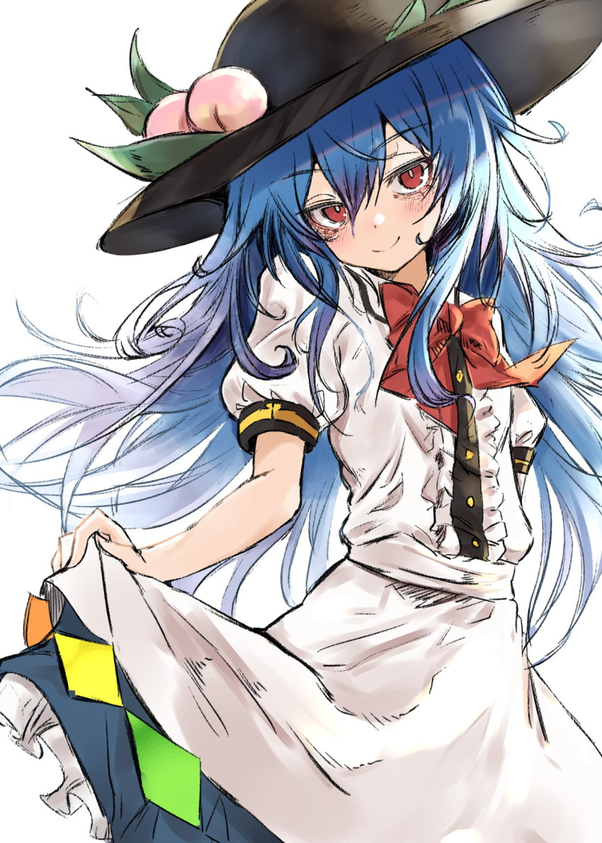 1girl deal360acv highres hinanawi_tenshi solo touhou