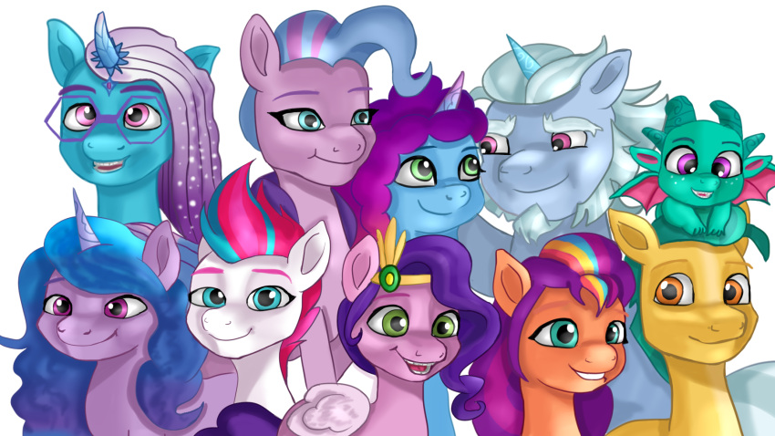 alphabittle_blossomforth_(mlp) auroricorn baby carrying comet_(mlp) daughter_(lore) dragon earth_pony equid equine eyewear father_(lore) father_and_child_(lore) father_and_daughter_(lore) female glasses group hasbro hi_res hitch_trailblazer_(mlp) horn horse izzy_moonbow_(mlp) jbond jewelry male male/female mammal misty_(g5) mlp_g5 mother_(lore) mother_and_child_(lore) mother_and_daughter_(lore) my_little_pony on_head open_mouth parent_(lore) parent_and_child_(lore) parent_and_daughter_(lore) pegasus pipp_petals_(mlp) pony queen_haven_(mlp) regalia sibling_(lore) sister_(lore) sisters_(lore) smile sparky_sparkeroni_(mlp) sunny_starscout_(mlp) unicorn wings young zipp_storm_(mlp)