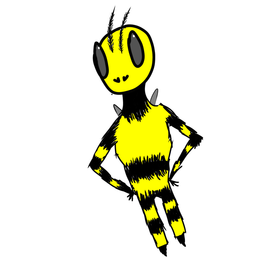 a.bee.ham_lincoln(nutkicker) anthro arthropod bee fuzzy hi_res hymenopteran insect male nutkicker solo