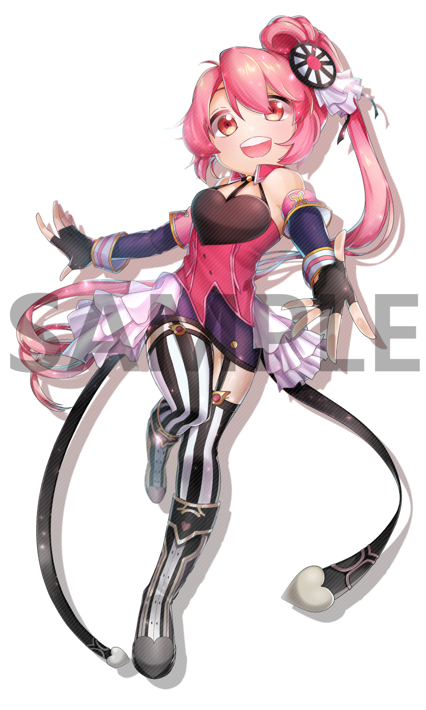 1girl absurdres amy_(grand_chase) ap_(workingap) dancer grand_chase highres pink_hair sample_watermark