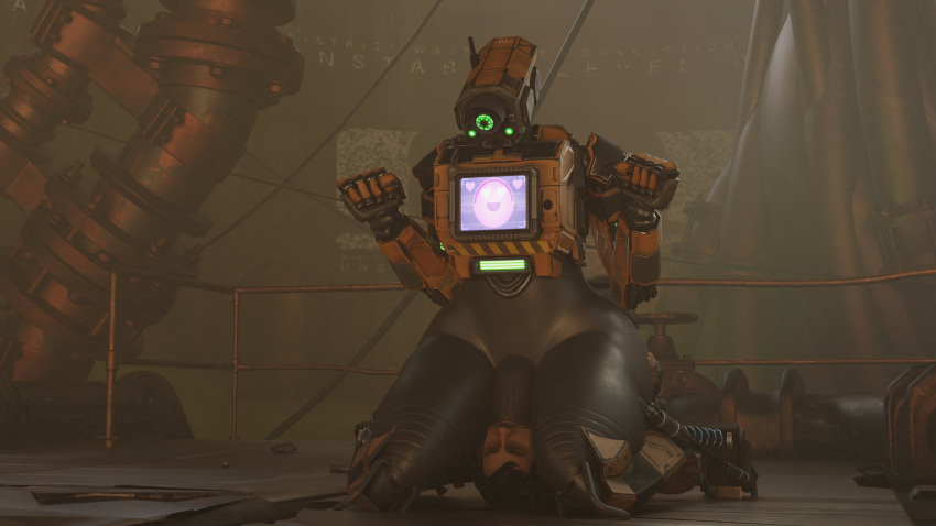 absurd_res big_butt butt butt_grab dominant dominant_male duo facesitting genitals girly hand_on_butt hi_res huge_butt human humanoid jack_cooper_(titanfall) machine male male/male mammal metal metallic_body mrvn oral oral_penetration penetration penis pyro_enthusiast robot sitting sitting_on_another smothering spread_legs spreading submissive submissive_male thick_thighs wide_hips
