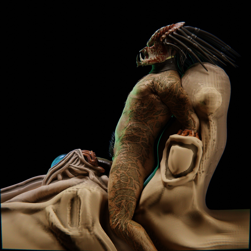 3d_(artwork) alien anthro bdsm bondage bound cum_collecting digital_media_(artwork) forced genitals hi_res humanoid machine male mammal milking_tentacles not_furry nude penile penis penis_milking predator_(franchise) ralic_turman rape sex simple_background solo submissive tentacle_fellatio tentacle_rape tentacle_sex tentacles yautja