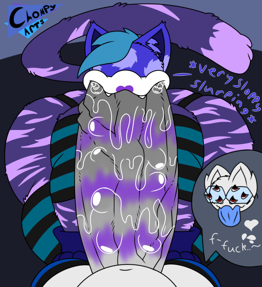 &lt;3 2023 6_eyes ambiguous_gender ambiguous_penetrated anthro anthro_on_anthro anthro_penetrated anthro_penetrating anthro_penetrating_anthro arachnid arm_warmers armwear arthropod belly big_penis big_tongue biped blue_hair bodily_fluids cat_piranha_plant clothed clothing crouching cutaway dialogue duo elemental_creature english_text erection eyeless eyewear fangs fellatio first_person_view flora_fauna front_view fur genitals glasses gloves hair handwear hi_res huge_hips huge_penis huge_thighs hyper hyper_genitalia hyper_penis kionenarts leg_warmers legwear lipstick_on_penis lipstick_ring male male/ambiguous male_(lore) male_penetrating male_penetrating_ambiguous mario_bros multi-word_onomatopoeia multi_eye multicolored_body multicolored_fur navel nintendo onomatopoeia oral oral_penetration partially_clothed pattern_arm_warmers pattern_armwear pattern_clothing pattern_leg_warmers pattern_legwear penetration penile penis penis_in_mouth piranha_plant plant pov_blowjob purple_body purple_fur red_eyes saliva saliva_on_penis sex simple_background slurping sound_effects spider spikey_(kionenarts) standing striped_arm_warmers striped_armwear striped_clothing striped_leg_warmers striped_legwear stripes tail teeth text thick_thighs tongue tongue_out two_tone_body two_tone_fur vein veiny_penis webster_(kionenarts)