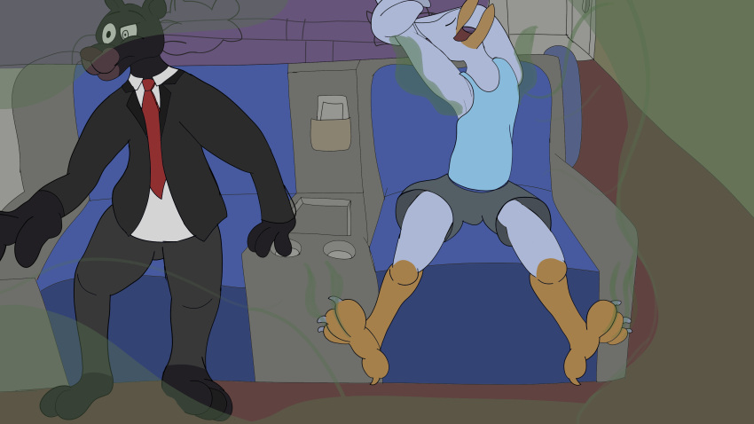absurd_res accountant aircraft airplane annoyance avian beak carelessness cheap_suit effort fart fart_fetish feet fingers first_class hi_res odor price_the_camel rich rudeness smell tired trip