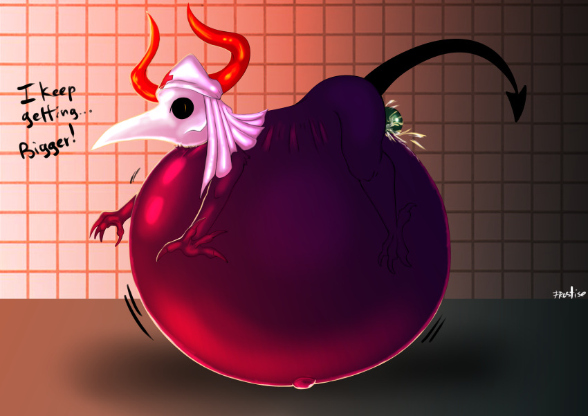 absurd_res anthro belly demon egg female frostise growth hi_res inflation nurse overweight oviposition plague pregnant unknown_species
