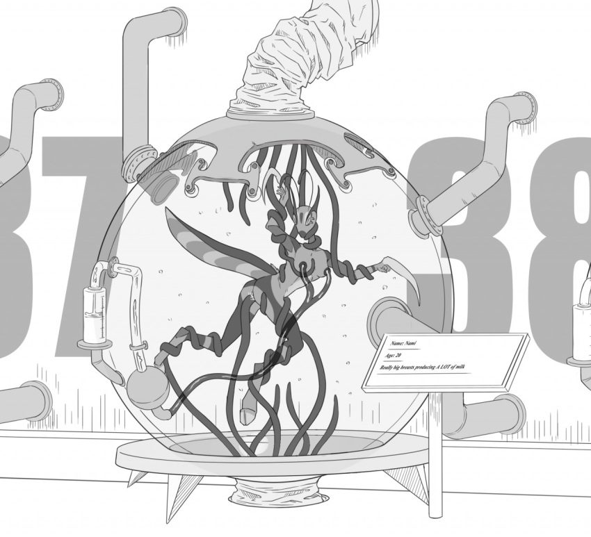 antennae_(anatomy) anthro arthropod bdsm bodily_fluids bondage bound breast_milking breasts claws container container_bondage countershading dipingxiangtr.d female forced genital_fluids genitals glass hooves hymenopteran insect lactating machine milk milking_machine nami_(raptor11045) non-mammal_breasts nude penetration pussy pussy_juice pussy_juice_on_tentacle rape sex solo sphere tentacle_around_ankle tentacle_around_arm tentacle_around_body tentacle_around_foot tentacle_around_leg tentacle_around_neck tentacle_in_pussy tentacle_penetration tentacle_rape tentacle_sex tentacle_sex_in_water tentacles tube_in_mouth vaginal vaginal_penetration wasp