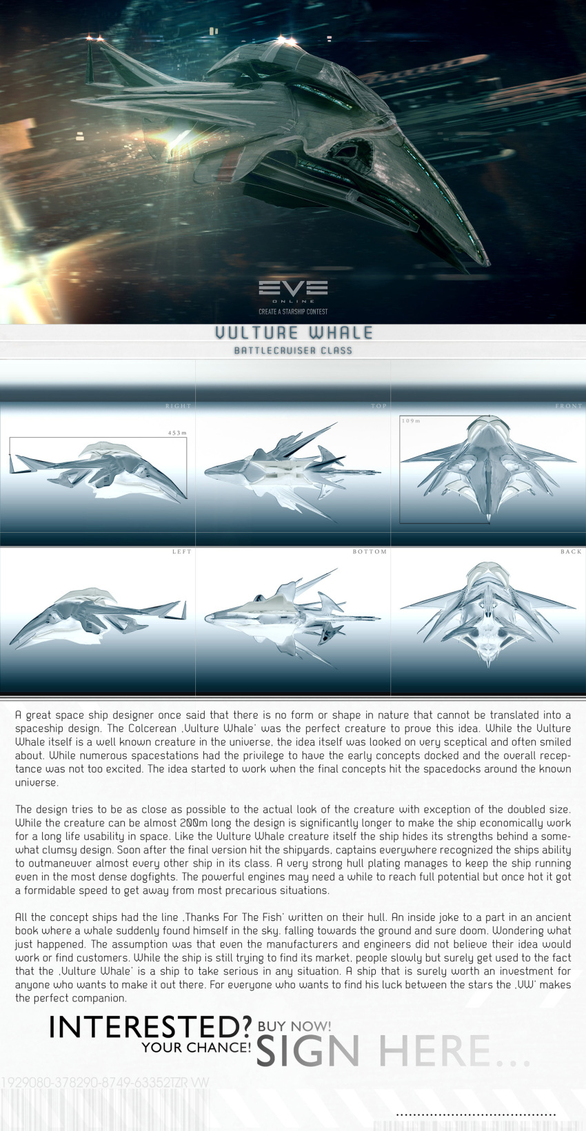 3d absurdres barcode battlecruiser_(eve_online) blurry blurry_background commentary concept_art copyright_name english_text eve_online flying from_side gallente_federation_(eve_online) glowing highres logo military_vehicle motion_blur multiple_views no_humans original outdoors photoshop_(medium) realistic reference_sheet science_fiction space space_station spacecraft tigaer vehicle_focus zbrush_(medium)