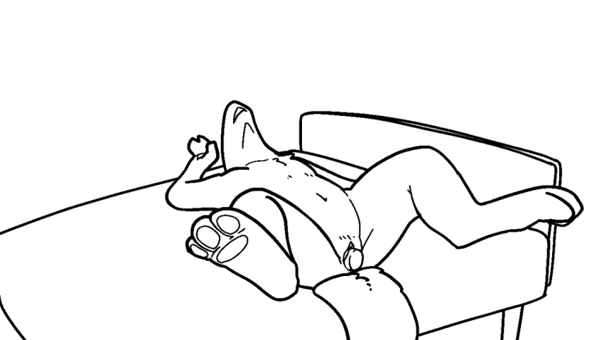 3_toes animated anthro bed black_and_white canary_(fiaskers) disembodied_penis duo feet female fiaskers frame_by_frame furniture genitals loop lying male male/female monochrome on_back on_bed open_mouth pawpads penetration penile penile_penetration penis penis_in_pussy sex short_playtime spread_legs spreading table_lotus_position tail toes vaginal vaginal_penetration