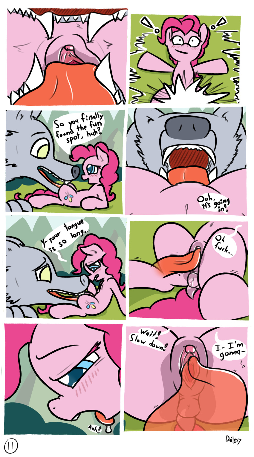 absurd_res after_transformation alternate_species animal_genitalia animal_pussy anus artist_name asking_to_stop big_tongue blue_eyes blush bodily_fluids border canid canine canis clitoris comic crossgender cunnilingus cunnilingus_pov cutie_mark dailevy derpy_hooves_(mlp) dialogue digital_drawing_(artwork) digital_media_(artwork) dock dripping drooling duo equid equine equine_anus equine_genitalia equine_pussy excessive_saliva exclamation_point eye_contact fangs female feral feral_on_feral field forest forest_background friendship_is_magic ftm_crossgender ftm_transformation fur gender_transformation genitals grass grass_field green_grass green_leaves grey_body grey_fur hasbro hi_res hooves horse imminent_orgasm leaf licking long_tongue looking_at_another looking_down looking_pleasured looking_up male male/female mammal mane moan my_little_pony nature nature_background nude_female nude_male open_mouth oral orgasm_face outside outside_sex penetration pink_body pink_fur pink_mane pink_tail pinkie_pie_(mlp) plant plump_labia pony profanity puffy_anus pussy quadruped saliva saliva_drip saliva_on_anus saliva_on_pussy sex signature smile species_transformation speech_bubble surprised_expression surprised_eyes surprised_face surprised_look tail teeth tongue tongue_out tongue_penetration transformation translucent tree urethra vaginal vaginal_penetration white_border wolf yellow_eyes