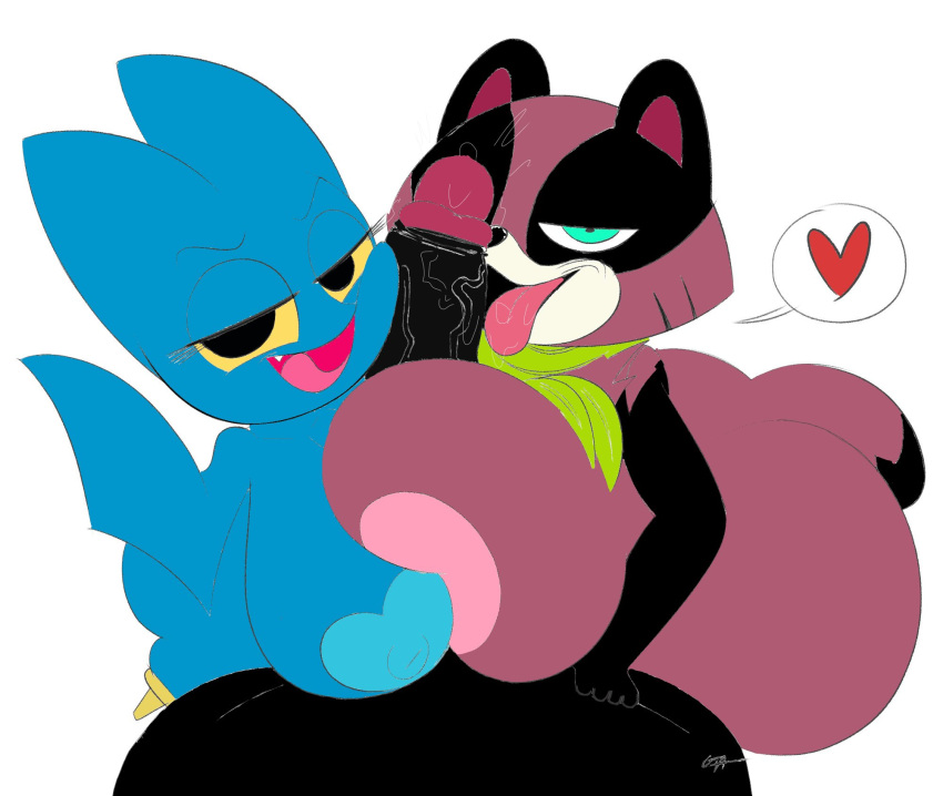 &lt;3 2023 adorabat anthro areola bat bedroom_eyes big_areola big_breasts big_butt big_ears big_nipples big_penis black_body black_ears black_eyebrows black_eyes black_fur black_nose blue_areola blue_body blue_nipples bodily_fluids breast_play breast_squish breasts breasts_frottage butt canid canine cartoon_network collaborative collaborative_sex collaborative_titfuck colored countershading cute_fangs dipstick_tail duo edit eyebrows fangs female first_person_view fur genitals glistening glistening_breasts glistening_eyes green_eyes group heart_nipples hi_res huge_breasts huge_butt huge_penis humanoid_genitalia humanoid_penis licking long_tail looking_at_viewer male male/female mammal mao_mao:_heroes_of_pure_heart markings narrowed_eyes naughty_face nipples noseless open_mouth open_smile oral ota_(artist) pegleg penile penis penis_lick pink_areola raccoon_dog saliva saliva_on_penis saliva_on_tongue seductive sex smile speech_bubble squish tail tail_markings tan_body tanuki tanya_keys teeth thick_thighs titfuck tongue tongue_out trio wide_hips winged_arms wings yellow_sclera