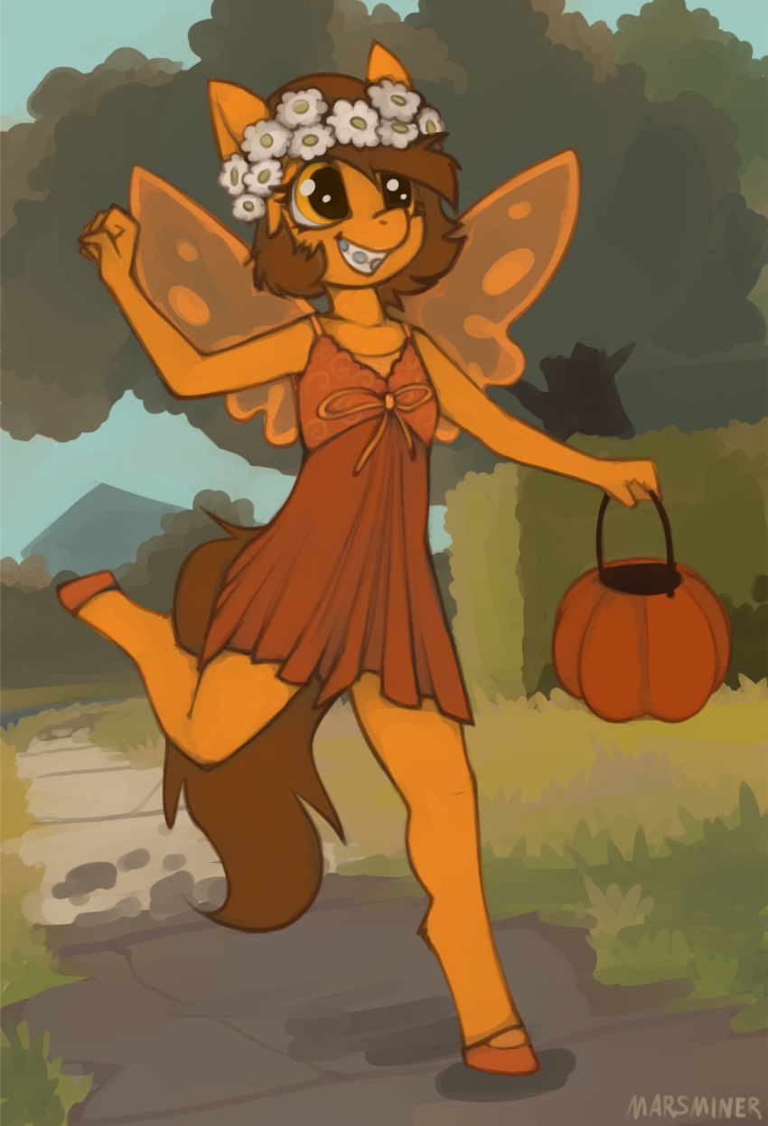 anthro clothing costume fairy female halloween hi_res holidays marsminer solo venus_spring young