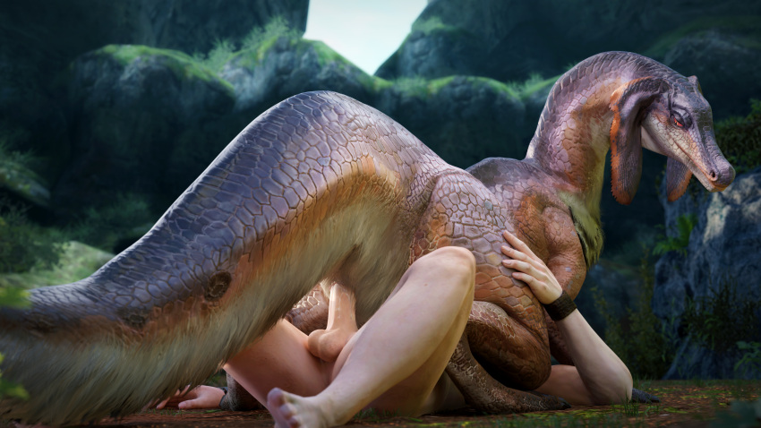 16:9 3d_(artwork) 4k absurd_res animal_genitalia balls bedroom_eyes bestiality bird_wyvern bodily_fluids capcom chest_tuft claws cliff cloaca cloaca_juice cloacal cloacal_penetration crouching cum cum_inside detailed_background digital_media_(artwork) dinosaur dominant dominant_female dominant_feral duo erection feet female female_(lore) female_on_human female_on_top female_penetrated feral feral_dominating_human feral_focus feral_on_top feral_penetrated floppy_ears frill_(anatomy) from_behind_position from_front_position fur genital_fluids genitals grass hair half-closed_eyes hand_on_leg hand_on_thigh hi_res human human_on_bottom human_on_feral human_penetrating human_penetrating_feral humanoid_genitalia humanoid_penis interspecies ivorylagiacrus jaggi larger_female larger_feral larger_penetrated long_snout looking_at_another looking_at_partner looking_back looking_back_at_another looking_back_at_partner lying male male/female male_on_bottom male_on_feral male_penetrating male_penetrating_female mammal membrane_(anatomy) monster_hunter mountain mounting multicolored_body multicolored_scales narrowed_eyes nude on_back on_bottom on_ground on_top orange_body orange_scales outside penetration penile penile_penetration penis plant pupils purple_body purple_scales red_eyes reptile reverse_missionary_position rock scales scalie seductive sex size_difference smaller_human smaller_male smug smug_face snout spread_legs spreading submissive submissive_male tail tail_tuft theropod toe_claws tuft white_body white_fur white_scales widescreen