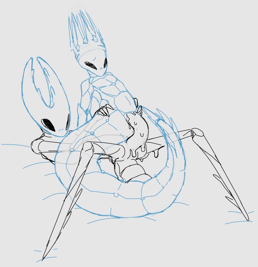 andromorph arthropod arthropod_abdomen bigwetslapper father_(lore) father_and_child_(lore) genitals hi_res hollow_knight_(character) incest_(lore) insect intersex intersex/male male pale_king_(hollow_knight) parent_(lore) parent_and_child_(lore) penetration penis penis_tentacles pure_vessel_(hollow_knight) taur tentacle_penetration tentacles unusual_anatomy unusual_genitalia unusual_penis
