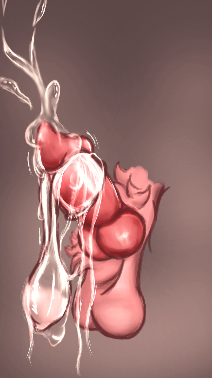 absurd_res anatomically_correct anatomically_correct_genitalia anatomically_correct_penis animal_genitalia animal_penis anthro bodily_fluids bodily_fluids_drip bodily_fluids_on_penis broken_condom canine_genitalia canine_penis condom condom_balloon cum cum_drip cumshot dripping ejaculation erection filled_condom fur genital_fluids genitals hi_res male penis pink_body pink_fur r8 sexual_barrier_device solo wearing_condom