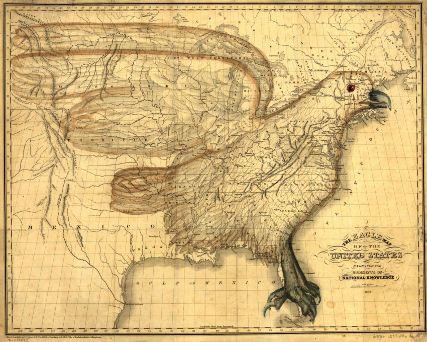 1833 19th_century abraham_hart accipitrid accipitriform alabama ambiguous_gender ancient_art atlantic_ocean avian avian_feet biped bird brown_eyes canada claws dated delaware eagle edward_l._carey english_text feathered_wings feathers feet feral formal_art full-length_portrait georgia_(state) great_lakes hi_res historical illinois indiana_(state) kentucky line_art louisiana maine map maryland massachusetts mexico mississippi missouri new_hampshire new_york north_carolina ohio portrait pupils rhode_island sea side_view simple_background solo south_carolina spread_wings tail_feathers talons tennessee text toes traditional_media_(artwork) united_states_of_america vermont virginia_(state) water wings yellow_background