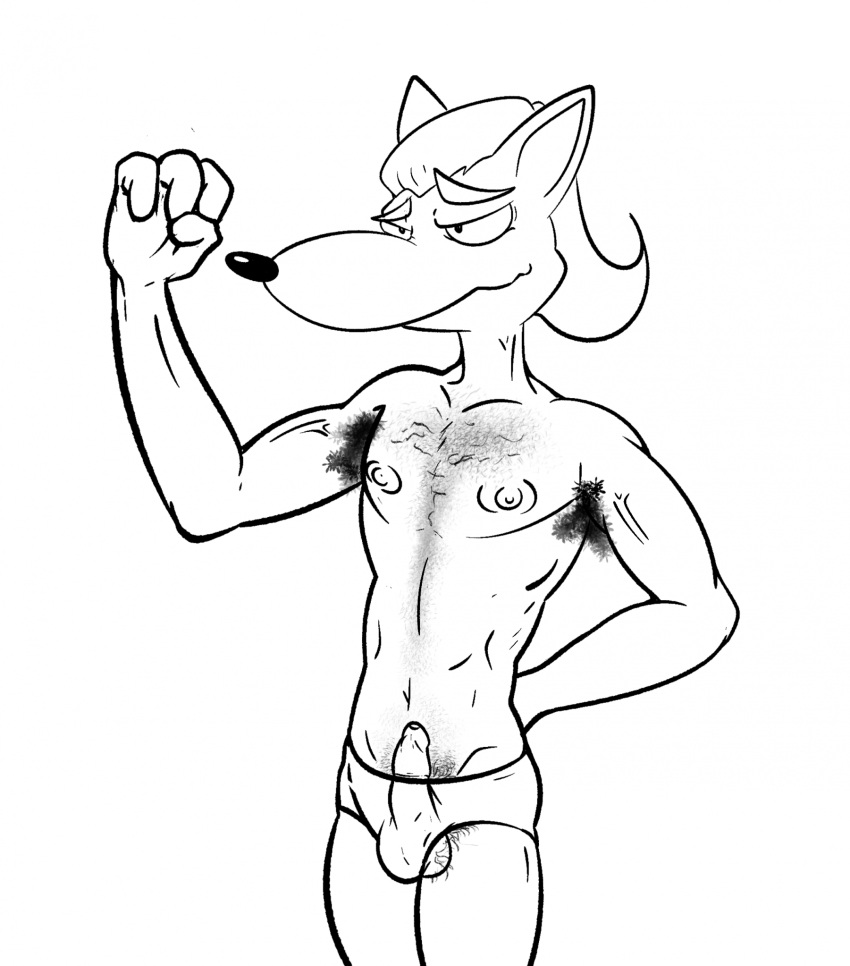 activision anthro balls clothing crash_bandicoot_(series) fur genitals hi_res illegaleel male nipples penis pinstripe_potoroo sketch solo underwear