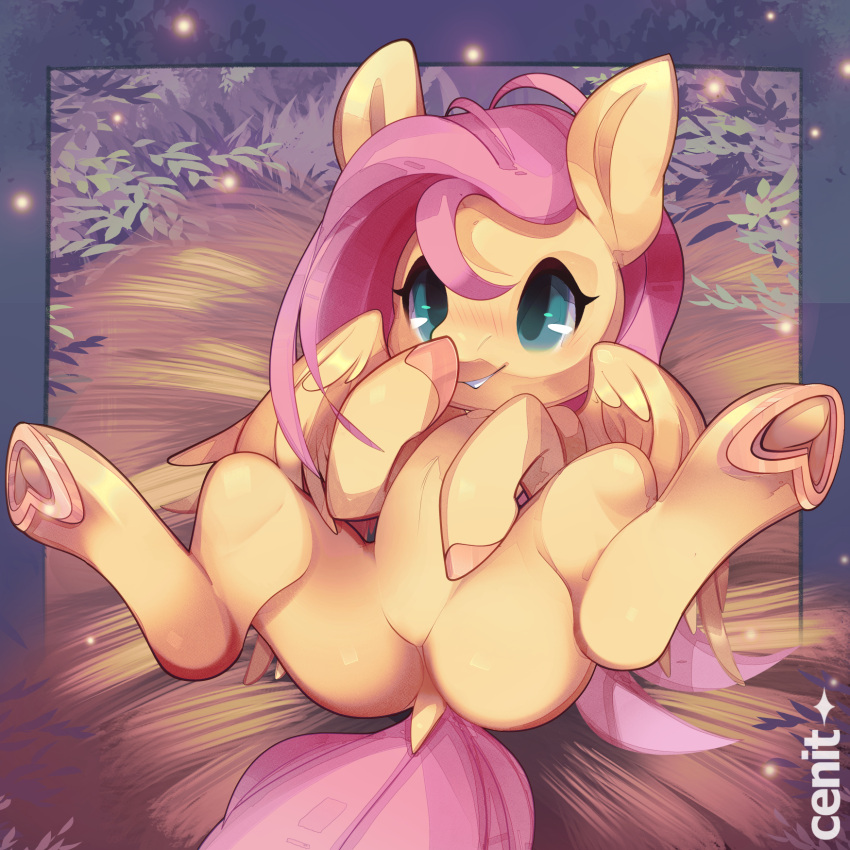 equid equine feral fluttershy_(mlp) friendship_is_magic hasbro hi_res horse mammal my_little_pony pegasus pony quinto seggestive wings