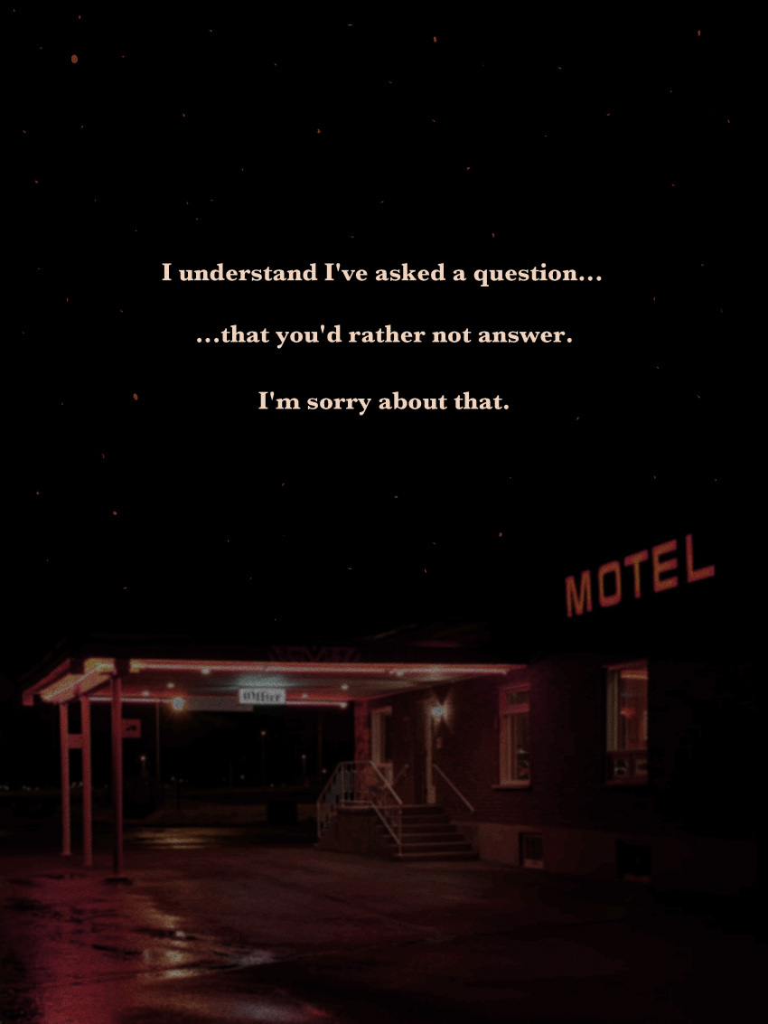 absurd_res apology comic dialogue hi_res homeless_dog motel night ponporio_(artist)