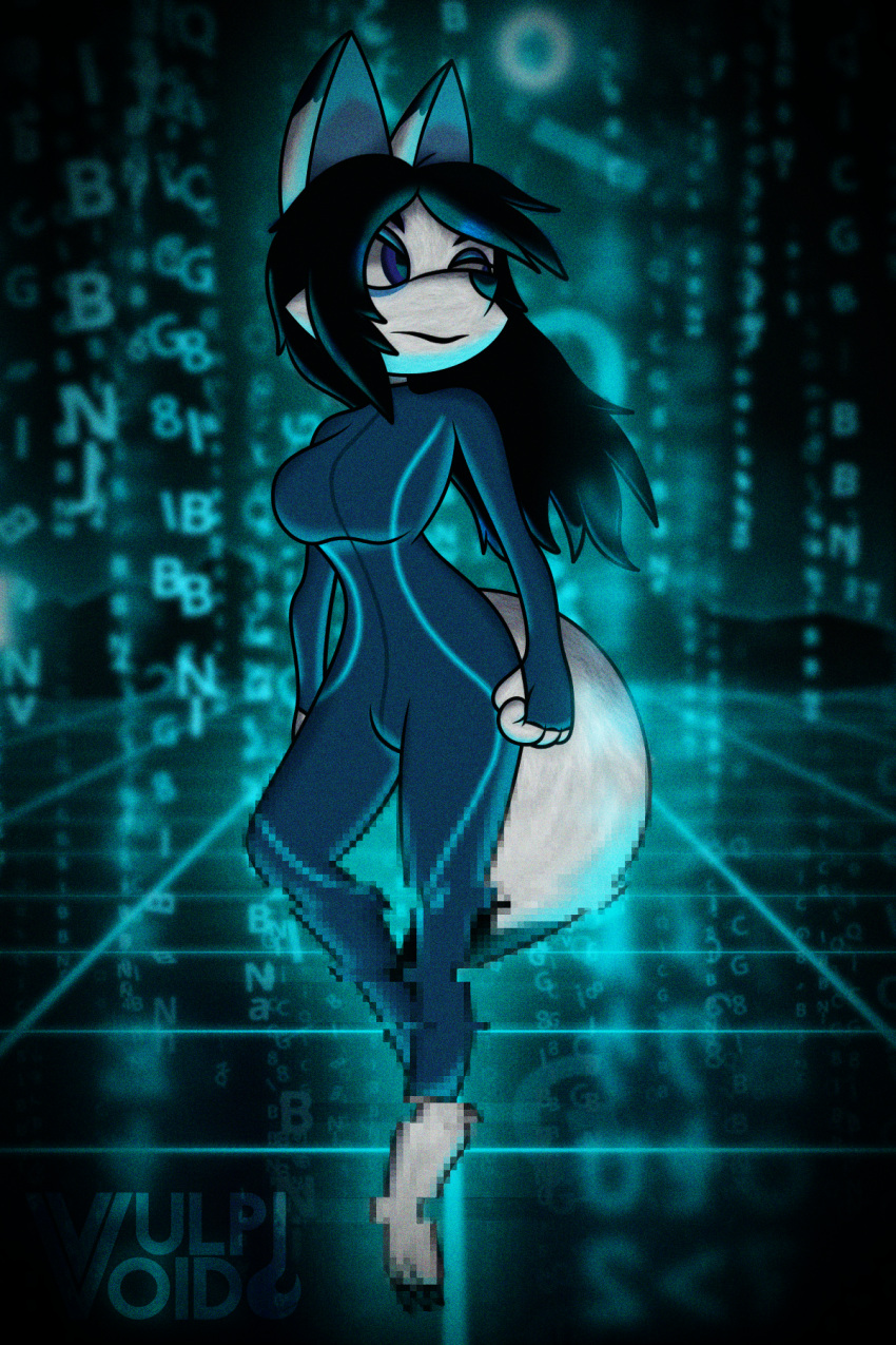 african_wild_dog arctic_fox canid canine computer cyberspace female fox grid hi_res jasmine_(disambiguation) legacy mammal tron