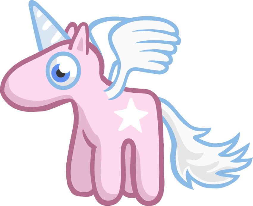 all_fours ambiguous_gender angel_the_skypony bald blue_eyes chibi equid equine feathers feral horn mammal markings moshi_monsters moshling official_art on_model pink_body prick_ears snout solo standing star star_(marking) tail toony unicorn_horn unknown_artist winged_unicorn wings