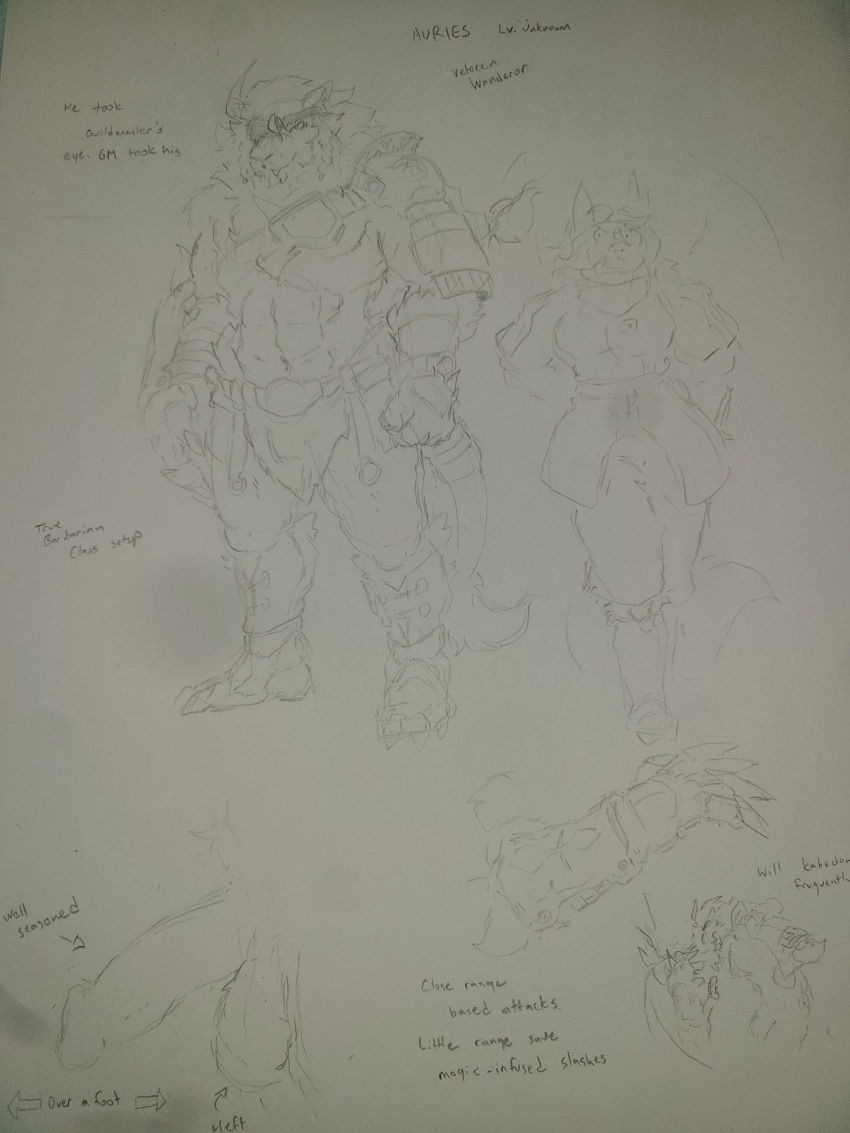 2023 anthro balls clothed clothing dragon duo english_text excalibur_(zerofox) eye_patch eyewear felid female genitals hand_on_wall hi_res lion male mammal pantherine penis size_difference sketch text traditional_media_(artwork) wings zerofox1000