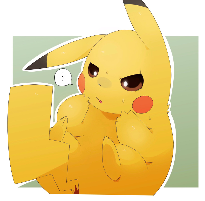 ambiguous_gender anthro dorobo_39 generation_1_pokemon hi_res nintendo pikachu pokemon pokemon_(species) tail