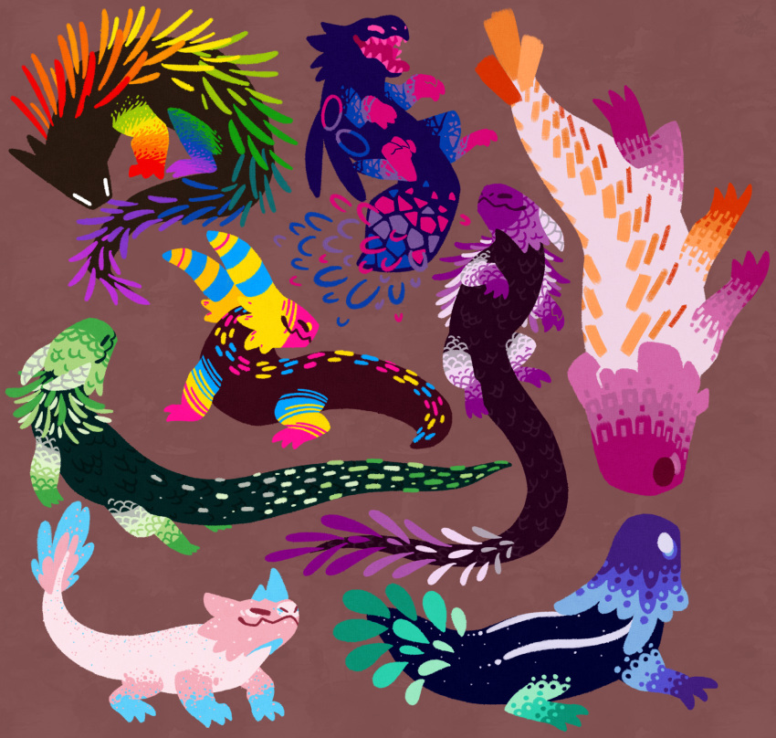 2023 3_toes ambiguous_gender aromantic_pride_colors asexual_pride_colors back_spines big_tail bisexual_pride_colors black_body black_eyes black_horn black_scales black_tail blue_body blue_horn blue_lizard_(rain_world) blue_scales blue_tail brown_background caramel_lizard_(rain_world) colored cyan_lizard_(rain_world) digital_media_(artwork) empty_eyes eye_contact eyes_closed featureless_crotch feet feral fin front_view full-length_portrait green_body green_lizard_(rain_world) green_scales green_tail group hi_res horn horn_markings huge_tail larger_ambiguous larger_feral leg_markings lesbian_pride_colors lgbt_pride lizard lizard_(rain_world) long_tail looking_at_another markings midair monotone_horn multi_tone_scales multi_tone_tail multicolored_body multicolored_horn multicolored_scales multicolored_tail open_mouth open_smile orange_body orange_lesbian_pride_colors orange_scales orange_tail pansexual_pride_colors pink_body pink_eyes pink_lizard_(rain_world) pink_scales pink_tail pink_tongue portrait pride_color_markings pride_colors pride_month purple_body purple_eyes purple_scales purple_tail quadruped rain_world rainbow_body rainbow_pride_colors rainbow_scales rear_view red_body red_lizard_(rain_world) red_scales reptile ring_(marking) scales scalie side_view simple_background size_difference smaller_ambiguous smaller_feral smile snout socks_(marking) spines standing strawberry_lizard_(rain_world) tail tail_fin tail_markings tamymew tapering_tail teal_scales teeth thick_tail three-quarter_view toes tongue tongue_out transgender_pride_colors two_tone_horn two_tone_tail vincian_pride_colors white_body white_eyes white_horn white_scales white_tail yellow_body yellow_horn yellow_lizard_(rain_world) yellow_scales yellow_tail