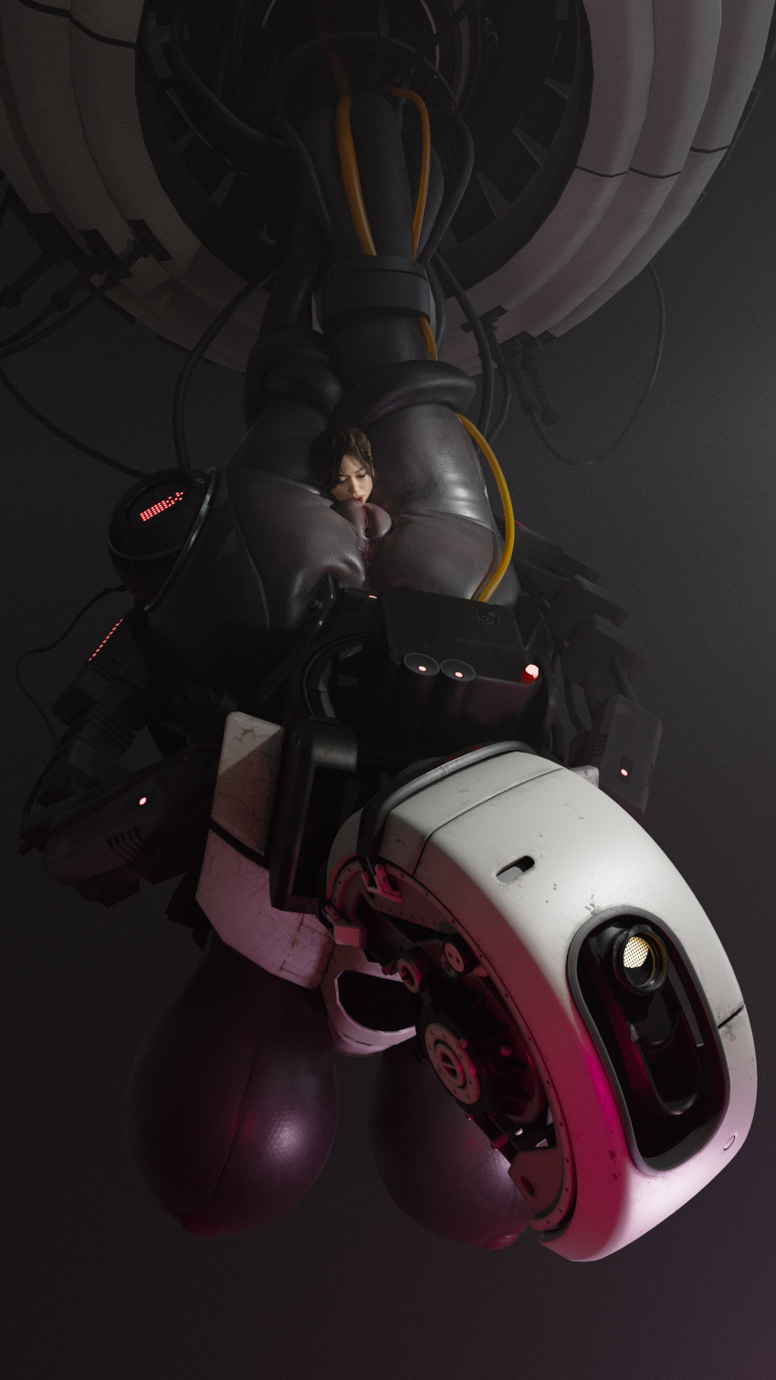 3d_(artwork) absurd_res anus areola big_breasts big_butt breasts butt cunnilingus digital_media_(artwork) female female/female genitals glados hanging_breasts head_between_thighs hi_res huge_breasts huge_butt human likkezg machine mammal nipples oral portal_(series) pussy robophilia robot sex thick_thighs vaginal valve wide_hips