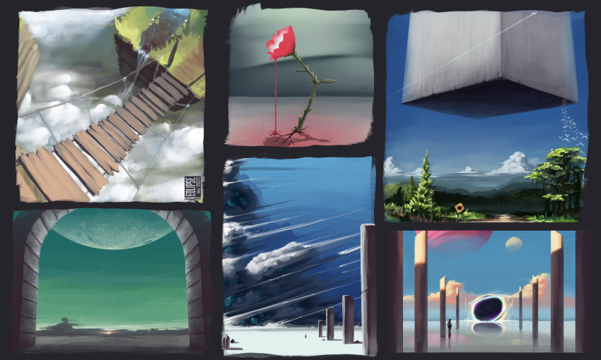 absurd_res cloud cube flower hi_res human mammal plant scenery silhouette study thumbnails