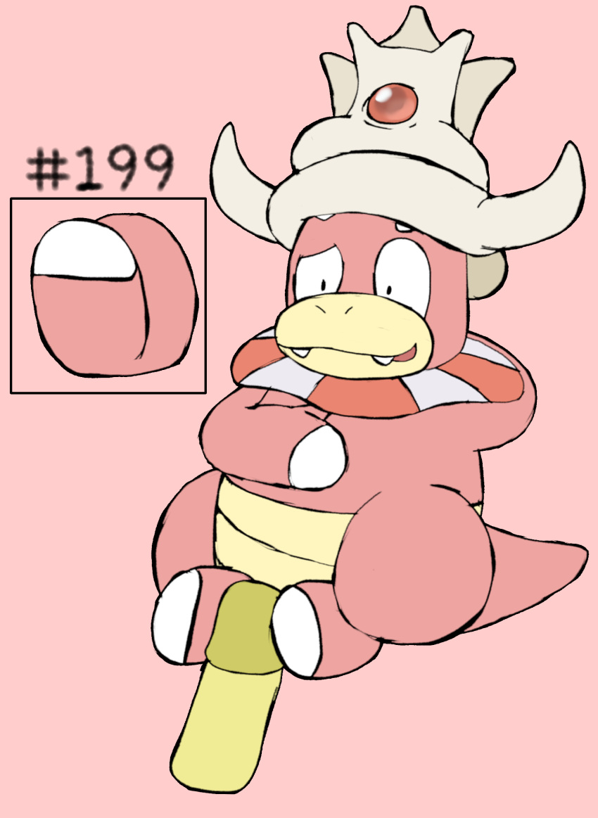 1_toe ambiguous_gender anthro biped digital_media_(artwork) erection feet foot_fetish foot_play footjob generation_2_pokemon genitals hashtag hi_res id_number male nintendo number penis pokemon pokemon_(species) secretsableye sex simple_background slowking text toes