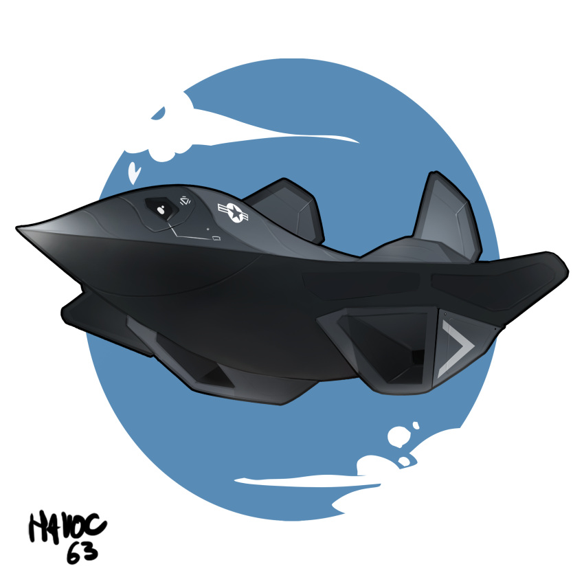 &lt;3 absurd_res aircraft airplane chibi cloud female grey_body havoc63 hi_res mouthless natalie_(havoc63) simple_background sky solo sr-72 top_gun:_maverick