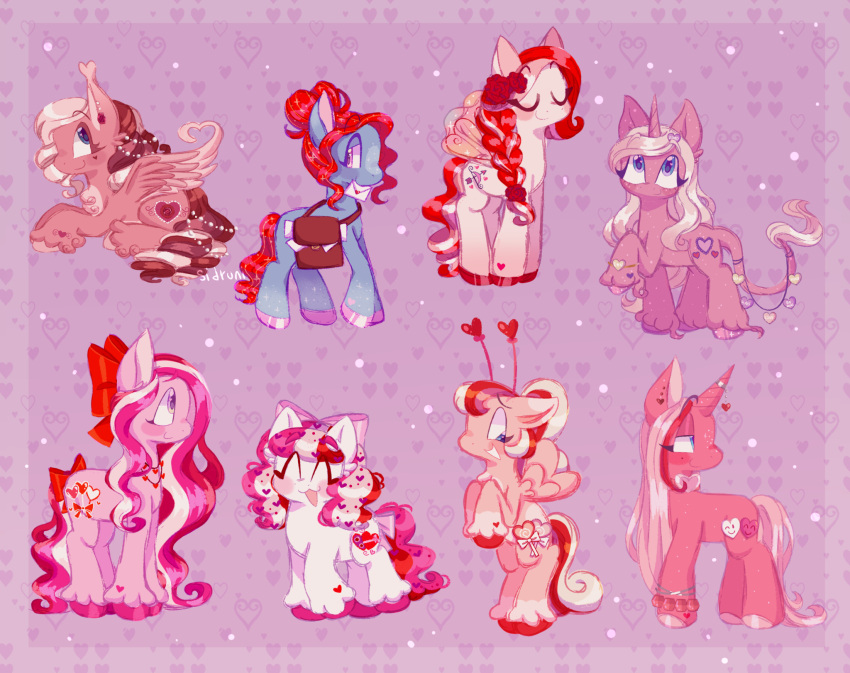 &lt;3 accessory all_my_heart always_and_forever_(mlp) antennae_(anatomy) blue_body bow_ribbon bracelet braided_hair candy_heart_(mlp) chibi choker curled_hair curled_tail cutie_mark ear_piercing earth_pony envelope equid equine eyelashes feathered_wings feathers female feral flower flower_in_hair flutter_pony_(mlp) fur furgonomics group hair hair_accessory hair_bow hair_bun hair_ribbon hasbro heart_(marking) hi_res highlights_(coloring) holidays hooves horn horn_jewelry horse insect_wings jewelry lepidopteran_wings lidded_eyes long_hair love_wishes mammal mlp_g3 multicolored_hair multicolored_tail my_little_pony necklace open_mouth open_smile pegasus piercing pink_body pink_fur plant pony ponytail red_hair ribbons rose_(flower) satchel sidruni smile sparkles tail tail_accessory tail_bow tail_jewelry tail_ribbon tail_tuft tuft unicorn unicorn_horn valenshy valentine's_day wavy_hair wavy_tail white_body white_fur white_highlights wings wish-i-may wish-i-might yours_truly