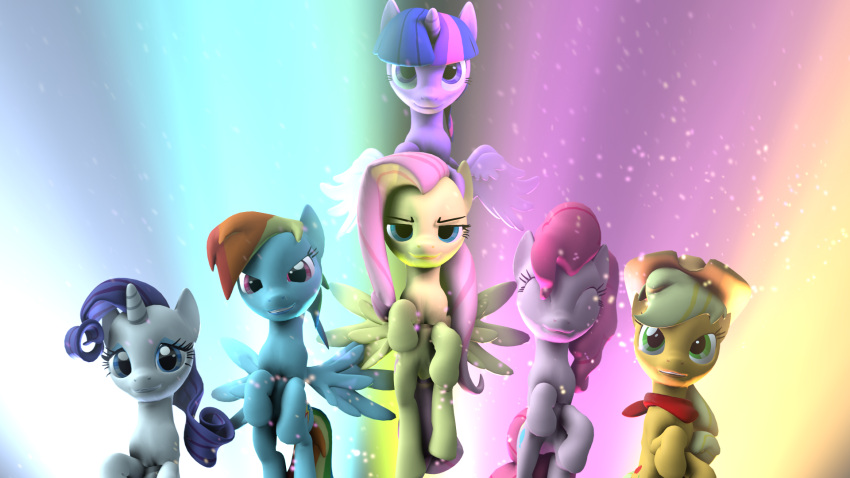 16:9 2014 applejack_(mlp) blonde_hair blue_eyes blue_hair blue_tail blue_wings brown_clothing brown_hat brown_headwear clothing cutie_mark earth_pony equid equine eyelashes eyes_closed female feral ferexes fluttershy_(mlp) flying friendship_is_magic fur green_eyes green_hair green_tail group hair hasbro hat headgear headwear hi_res highlights_(coloring) hooves horn horse kerchief looking_at_viewer mammal mane_6 markings multicolored_hair multicolored_tail my_little_pony neckwear orange_body orange_fur orange_hair orange_tail pegasus pink_body pink_eyes pink_fur pink_hair pink_tail pinkie_pie_(mlp) pony princess_twilight_sparkle_(mlp) purple_body purple_eyes purple_fur purple_hair purple_tail purple_wings quadruped rainbow_dash_(mlp) rainbow_hair rainbow_tail rarity_(mlp) red_clothing red_hair red_kerchief red_tail smile suspended_in_midair tail tail_markings twilight_sparkle_(mlp) unicorn white_body white_fur white_horn widescreen winged_unicorn wings yellow_tail yellow_wings