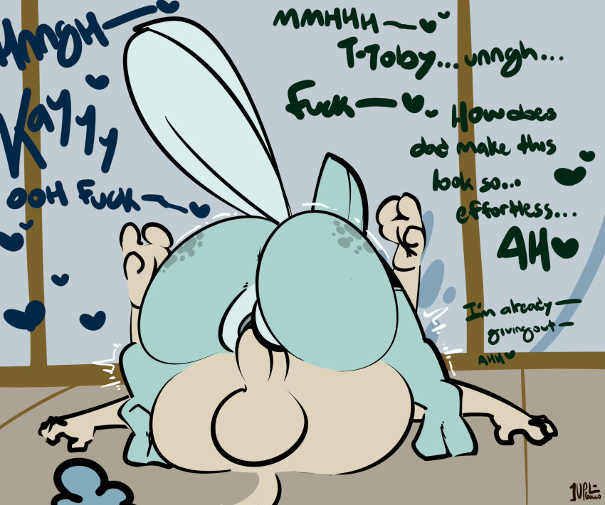 &lt;3 1-upclock anthro anus balls big_balls big_butt blue_body butt dialogue duo feet female freckles from_front_position generation_3_pokemon generation_5_pokemon genitals hi_res kay_(1-upclock) male male/female mating_press mudkip nintendo panpour penetration penis pokemon pokemon_(species) pussy reverse_mating_press romantic romantic_couple sex shaking tail tobias_(1-upclock) vaginal vaginal_penetration