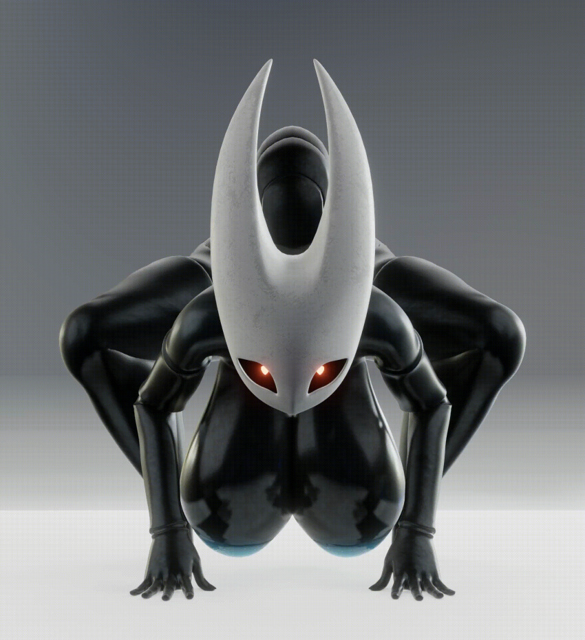 &lt;3 &lt;3_eyes 3d_(artwork) animal_humanoid animated anthro arachnid arachnid_humanoid areola arthropod arthropod_humanoid big_breasts big_butt black_body blue_nipples breasts butt digital_media_(artwork) female fingers glowing glowing_eyes glowing_nipples hi_res hollow_knight horn hornet_(hollow_knight) huge_breasts huge_butt humanoid insect insect_humanoid lazyisopod looking_at_viewer loop nipples no_sound nude short_playtime simple_background team_cherry thick_thighs white_background