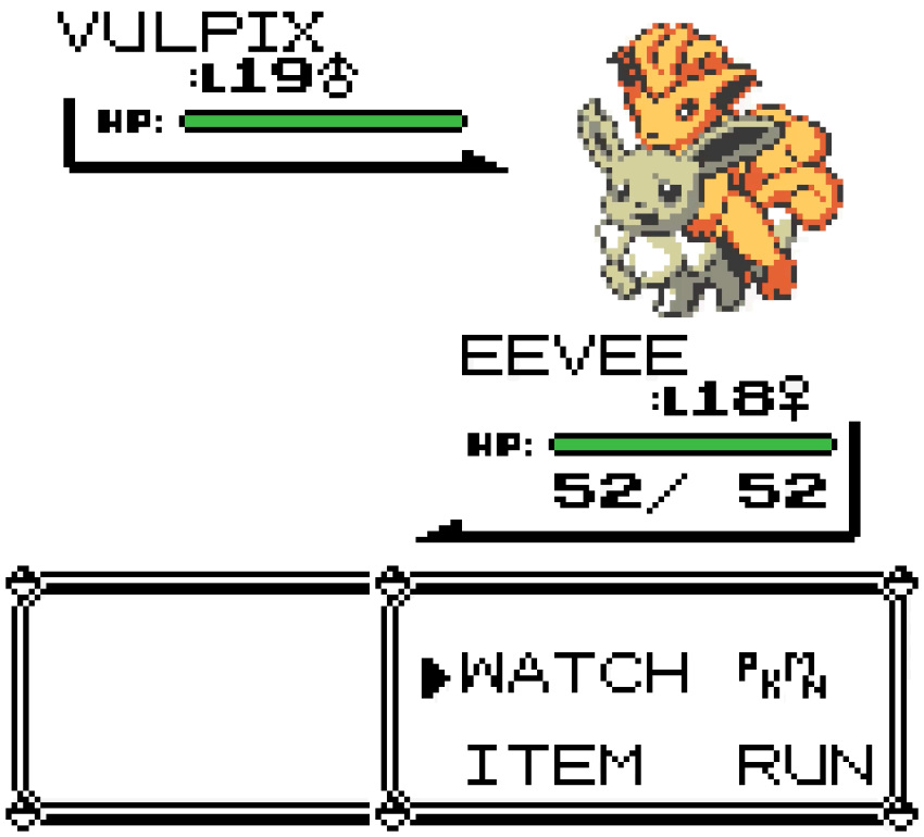 animated doggystyle eevee eeveelution female feral feral_on_feral flareon from_behind_position gameplay_mechanics generation_1_pokemon gui health_bar implied_voyeurism interspecies level_difference level_number looking_pleasured male male/female mammal nintendo pokemon pokemon_(species) pokemon_battle pokephilia sex simple_background smile speckofdust sprite sprite_art white_background