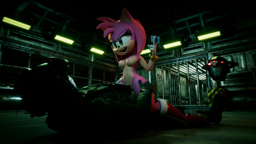 16:9 3d_(artwork) amy_rose anthro breasts clothed clothed_sex clothing digital_media_(artwork) duo eulipotyphlan female female_penetrated fur ganondork genitals green_eyes hedgehog hi_res human human_on_anthro interspecies male male/female male_penetrating mammal nipples nude open_mouth penetration penis pink_body pink_fur pussy sega sex solo_focus sonic_the_hedgehog_(series) vaginal vaginal_penetration widescreen