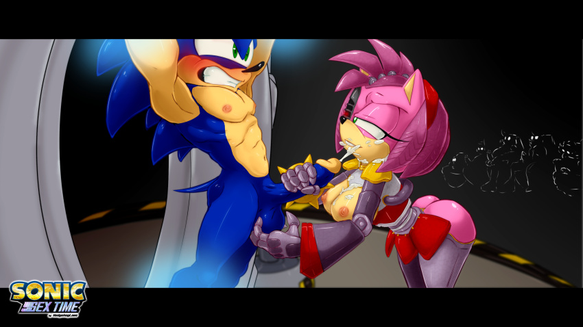 absurd_res amy_rose anthro ball_grab balls blush bodily_fluids breasts cum cum_on_breasts cum_on_face cybernetics cyborg dominant dominant_female dr._eggman duo ejaculation eulipotyphlan exposed_breasts female forced forced_ejaculation genital_fluids genitals handjob hedgehog hedgehoglove hi_res human machine male male/female mammal netflix nipples penile restrained rusty_rose sega sex sonic_prime sonic_the_hedgehog sonic_the_hedgehog_(series)