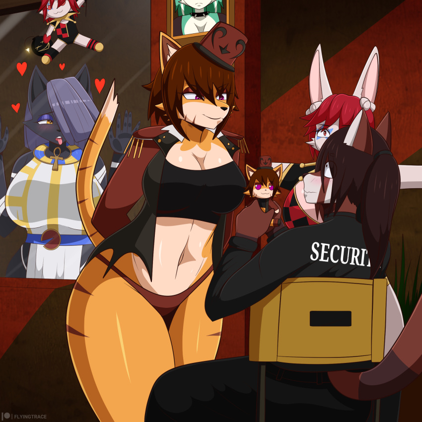 &lt;3 1:1 2023 against_surface ahegao ankh anthro ari_(in_heat) bandage big_breasts black_body blush bomb breast_squish breasts breasts_on_glass brown_hair canid canine canis clothed clothing digital_media_(artwork) domestic_cat doorway egyptian_clothing explosives eye_contact eyeshadow felid feline felis female flyingtrace flynn_(flyingtrace) fur group hair hat headgear headwear hi_res huge_breasts imminent_death in_heat_(game) inside lagomorph leporid looking_at_another looking_pleasured makeup male male/female mammal multicolored_body multicolored_fur nervous nile_(in_heat) on_glass orange_body pantherine panties photo plushie ponytail poppi_(in_heat) purple_eyes rabbit raised_tail red_body red_hair royalty sammy_(in_heat) scared signature sitting smile squish striped_body stripes t-pose tail thick_thighs tiger tongue tongue_out underwear wolf yellow_eyes