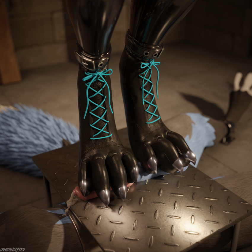 1:1 3d_(artwork) 4k absurd_res animal_genitalia animal_penis anthro anthro_on_anthro arms_tied arrin ballbusting balls basement bdsm biped blender_(software) blender_cycles blue_body blue_penis bodily_fluids bondage bondage_gear boots bound canid canine canine_genitalia canine_penis chain claws clothing cock_and_ball_torture cuff_(restraint) cuffs_(clothing) cum cumshot degradation digital_media_(artwork) dominant dominant_male dragonplayer dragonplayer_(character) duo ejaculation erection exposed_balls feet foot_fetish foot_on_balls foot_play footwear forced fox fur furniture gag genital_fluids genital_torture genitals glistening glistening_body hair hi_res hindpaw humiliation inside knot latex latex_boots latex_clothing legs_tied male male/male mammal metal_cuffs multicolored_body muzzle_gag on_ground open_mouth pain paw_on_penis paws penis pinned_to_ground pipe prison prison_cell reflection restraints rexouium rubber rubber_boots rubber_clothing rubber_suit slim slim_anthro slim_male slim_sub spread_arms spread_legs spreading standing standing_on_balls standing_on_penis stepping_on_balls stomping submissive submissive_male tail tight_clothing toes toes_on_balls torture trampling white_body