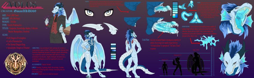 2_penises absurd_res animal_genitalia animal_penis anthro blade bodily_fluids cum dragon genital_fluids genitals glowing glowing_cum glowing_genitalia glowing_penis gmanaku069 hemipenes hi_res male model_sheet multi_genitalia multi_penis open_mouth penis reptile scalie size_difference solo solo_focus tail_blade tentacles unusual_anatomy unusual_bodily_fluids unusual_cum unusual_genital_fluids volos weapon_tail