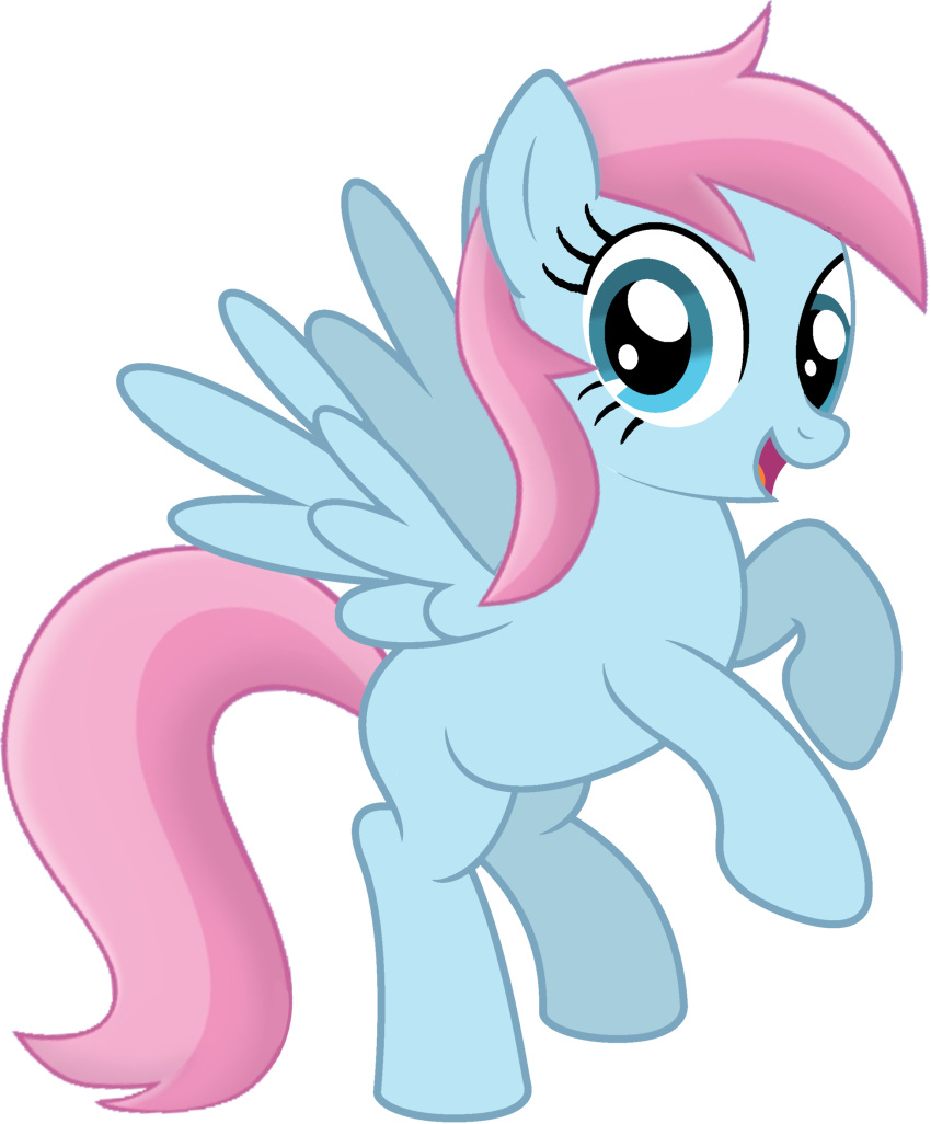 absurd_res blue_body blue_eyes blue_skin equid equine fan_character female friendship_is_magic hasbro hi_res horse mammal mane my_little_pony pegasus pink_mane pink_tail pony solo tail tank_legendary_man water_lilly wings